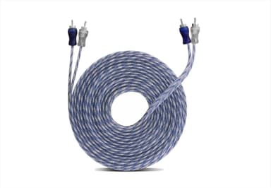 CABO RCA AZUL/PRATA TRANS. 4MM 5 MTS TECHONE
