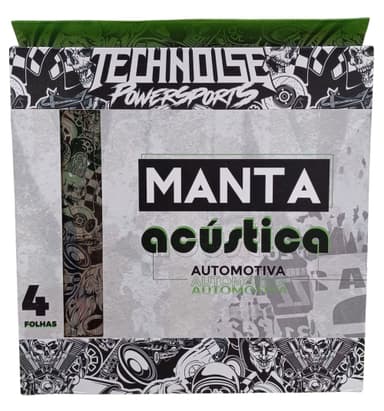 MANTA ACUSTICA TECHNOISE - 30,5 X 90 CM - 2,2 MM CAIXA COM 4 FOLHAS