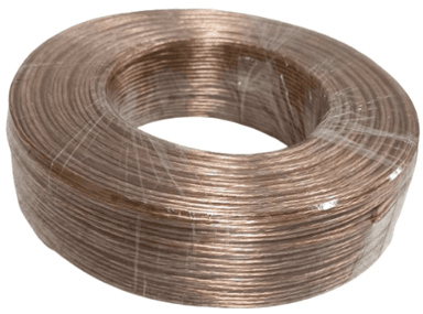 FIO PARALELO X CABLE 2X1,00MM CRISTAL C- 100 MTS
