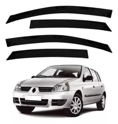 CALHA DE CHUVA 4P CLIO 2000 A 2016 TODOS