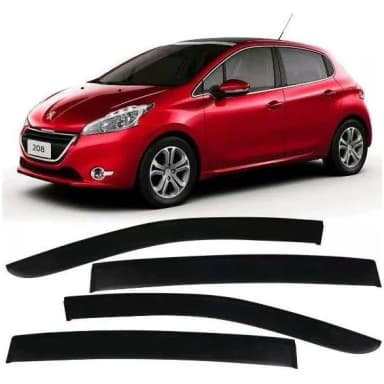 CALHA DE CHUVA AUTOMOTIVA PEUGEOT 208 4P 2012 A 2019