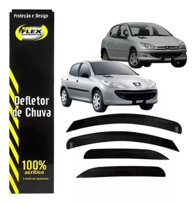 CALHA DE CHUVA 4P PEUGEOT 206 E 207 SW TODOS ECOFLEX