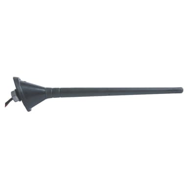 ANTENA GOL G5 E LINHA VW AMPLIFICADA ATE 2009 PRETA NSN