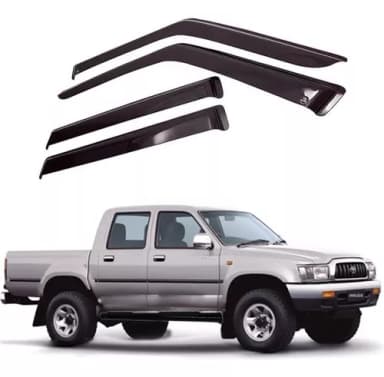 CALHA DE CHUVA 4P HILUX CABINE DUPLA 1997/2004