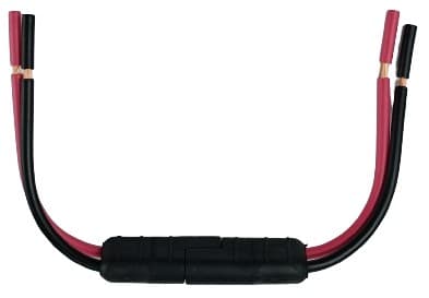 Conector plug polarizado 2 vias fio 4,00 mm unidade