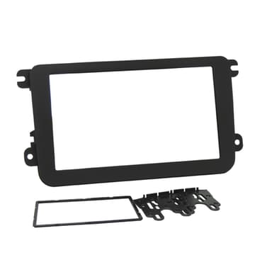 MOLDURA 7"  VW JETTA/AMAROK/FUSCA 12/ TIGUAN 07/10 GOL/SAVEIRO PASSAT/VARIANT PRETA FIAMON