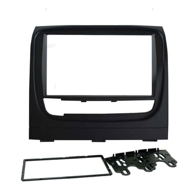 MOLDURA PAINEL 2 DIN FIAT IDEA/IDEA ADVENTURE 2013 PRETA FIAMON
