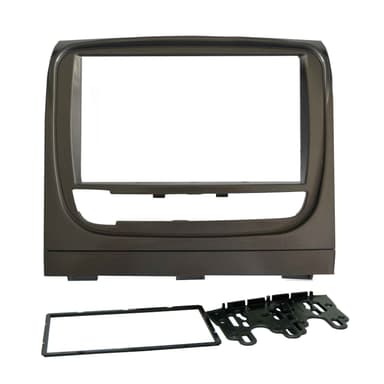 MOLDURA PAINEL 2 DIN FIAT IDEA/IDEA ADVENTURE 2013 GRAFITE FIAMON