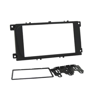 MOLDURA PAINEL 2 DIN FORD FOCUS PRETO 09