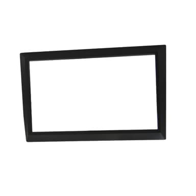 MOLDURA PAINEL 2 DIN PEUGEOT 307 CITROEN C3 2003/2012 PRETA