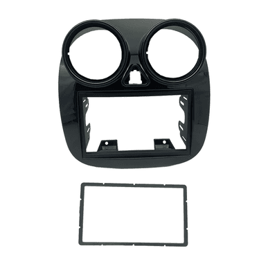 MOLDURA 7" FIAT NOVO PALIO ATTRACTIVE 2012/2017 E GRAND SIENA 2021 BLACK PIANO FIAMON