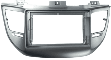 MOLDURA 9" HYUNDAI TUCSON 2017/2019 PRATA AIKON