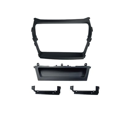 MOLDURA 9" HYUNDAI SANTA FE 2014/2019 PRETO FOSCO AIKON