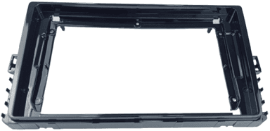 MOLDURA 9" VW POLO-VIRTUS-T-CROSS 2017 - 2022 BLACK PIANO AIKON