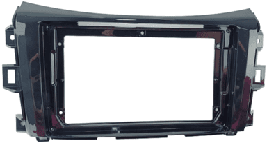 MOLDURA 9" NISSAN FRONTIER 2017 - 2022 BLACK PIANO AIKON