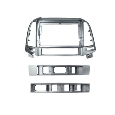 MOLDURA 9" HYUNDAI SANTA FE 2005/2013 3/4 PRATA AIKON