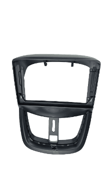 MOLDURA 9" PEUGEOT 207 2006 / 2012 PRETO FOSCO AIKON
