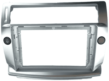 MOLDURA 9" CITROEN C4 PALLAS 2008 / 2016 PRATA AIKON