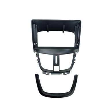 MOLDURA 9" PEUGEOT 2008 208 2021 / 2022 BLACK PIANO AIKON