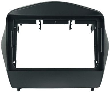 MOLDURA 9" HYUNDAI IX35 2010 / 2022 PRETO FOSCO AIKON