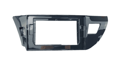 MOLDURA 10.1" TOYOTA COROLLA 2014 / 2016 COM ABERTURA MENOR PARA O INDICADOR DE AIR BAG LIGADO/DESLI