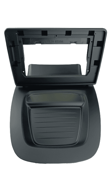 MOLDURA 10.1" FORD ECOSPORT 2018 / 2021 PRETO FOSCO AIKON