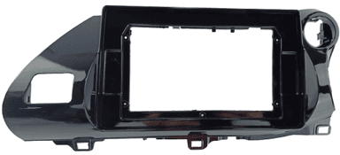 MOLDURA 10.1" TOYOTA HILUX 2016 / 2024 BLACK PIANO AIKON
