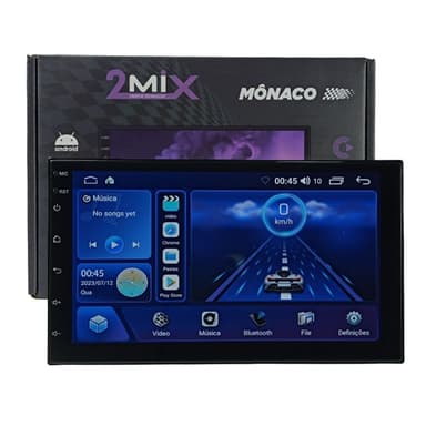 CENTRAL MULTIMIDIA ANDROID 2 DIN 7" 2 MIX IPS MONACO CAR PLAY 2GB-64GB