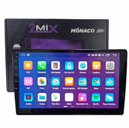 CENTRAL MULTIMIDIA ANDROID 2 DIN 10" 2 MIX QLED MONACO CAR PLAY 2GB-64GB