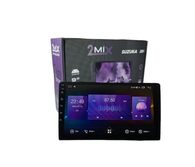 CENTRAL MULTIMIDIA ANDROID 2 DIN 9" SUZUKA QLED/CAR PLAY 4GB/ 64GB FLASH 2 MIX