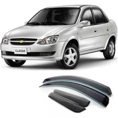 CALHA DE CHUVA 4P CORSA CLASSIC, WAGON E SEDAN 1994 A 2015