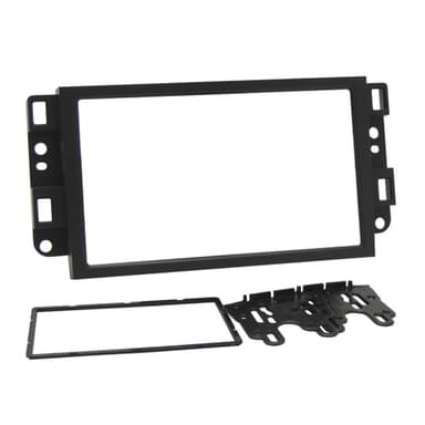 MOLDURA 7" GM CAPTIVA 2008/2015 PRETA FIAMON