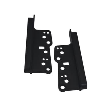 MOLDURA PAINEL 2 DIN TOYOTA COROLLA 2003 A 2007 HILUX 05/11 PRADO TODOS PRETO LATERAIS