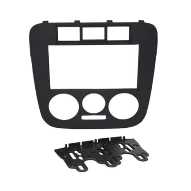 MOLDURA PAINEL 2 DIN VW GOL G4 PRETA FIAMON