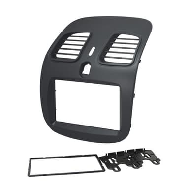 MOLDURA PAINEL 2 DIN FIAT GRAND SIENA/PALIO SPORTING PRETO FOSCO JAPONES/CHINES