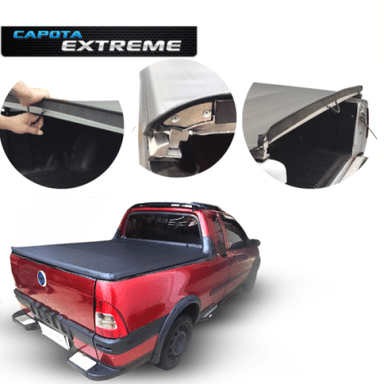 CAPOTA MARITIMA STRADA CAB. ESTENDIDA 1997 A 2013 S/ ESTEPE E S/ GANCHO LOCK SYSTEM