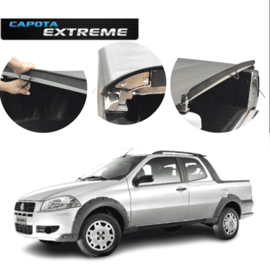 CAPOTA MARITIMA STRADA CAB. DUPLA 1997 A 2013 C/ ESTEPE  LOCK SYSTEM
