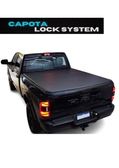 CAPOTA MARITIMA DODGE RAM CABINE DUPLA  2012 A 2021 SEM RAMBOX LOCK SYSTEM