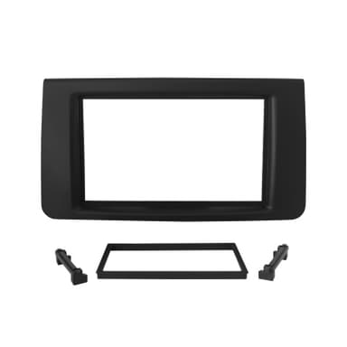MOLDURA 7" MERCEDES BENZ ML 2005/2011 PRETA FIAMON