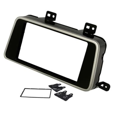 MOLDURA PAINEL 2 DIN NISSAN KICKS BLACK PIANO