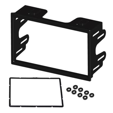 MOLDURA PAINEL 2 DIN POLO FOX GOLF ECOSPORT FIESTA BORA P. JAPONES