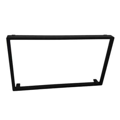 MOLDURA PAINEL 2 DIN HONDA FIT 2001/2012 CITY DX 2009/2012 PRETA