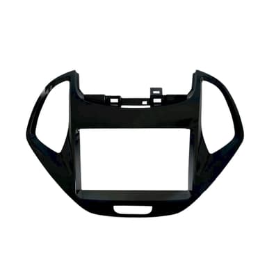 MOLDURA PAINEL 2 DIN FORD KA/KA+ 2018/2019 PRETO