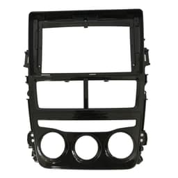 MOLDURA PAINEL 2 DIN 9" TOYOTA YARIS AR ANALOGICO 2018 - 2019 BLACK PIANO FIAMON