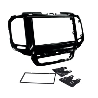 MOLDURA PAINEL 2 DIN FIAT TORO BLACK PIANO 16/21 FIAMON