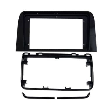 MOLDURA 9" HONDA CRV 2017 / 2019 PRETA FIAMON