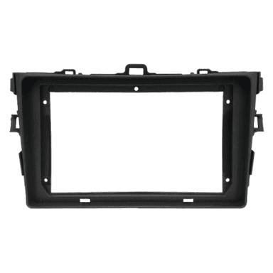 MOLDURA PAINEL 2 DIN 9" TOYOTA COROLLA 2008/2013 GRAFITE FIAMON