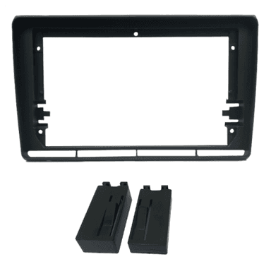 MOLDURA 2 DIN 9" FIAT BRAVO 2010/2016 PRETA
