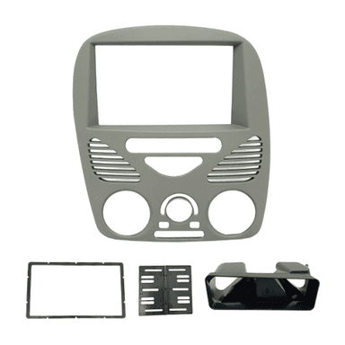 MOLDURA 7" FIAT PALIO/ SIENA/ STRADA/ WEEKEND G2 2002/2014 COM AR CINZA FIAMON