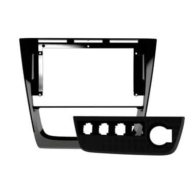 MOLDURA 9" VW GOL G6/VOYAGE/SAVEIRO BLACK PIANO